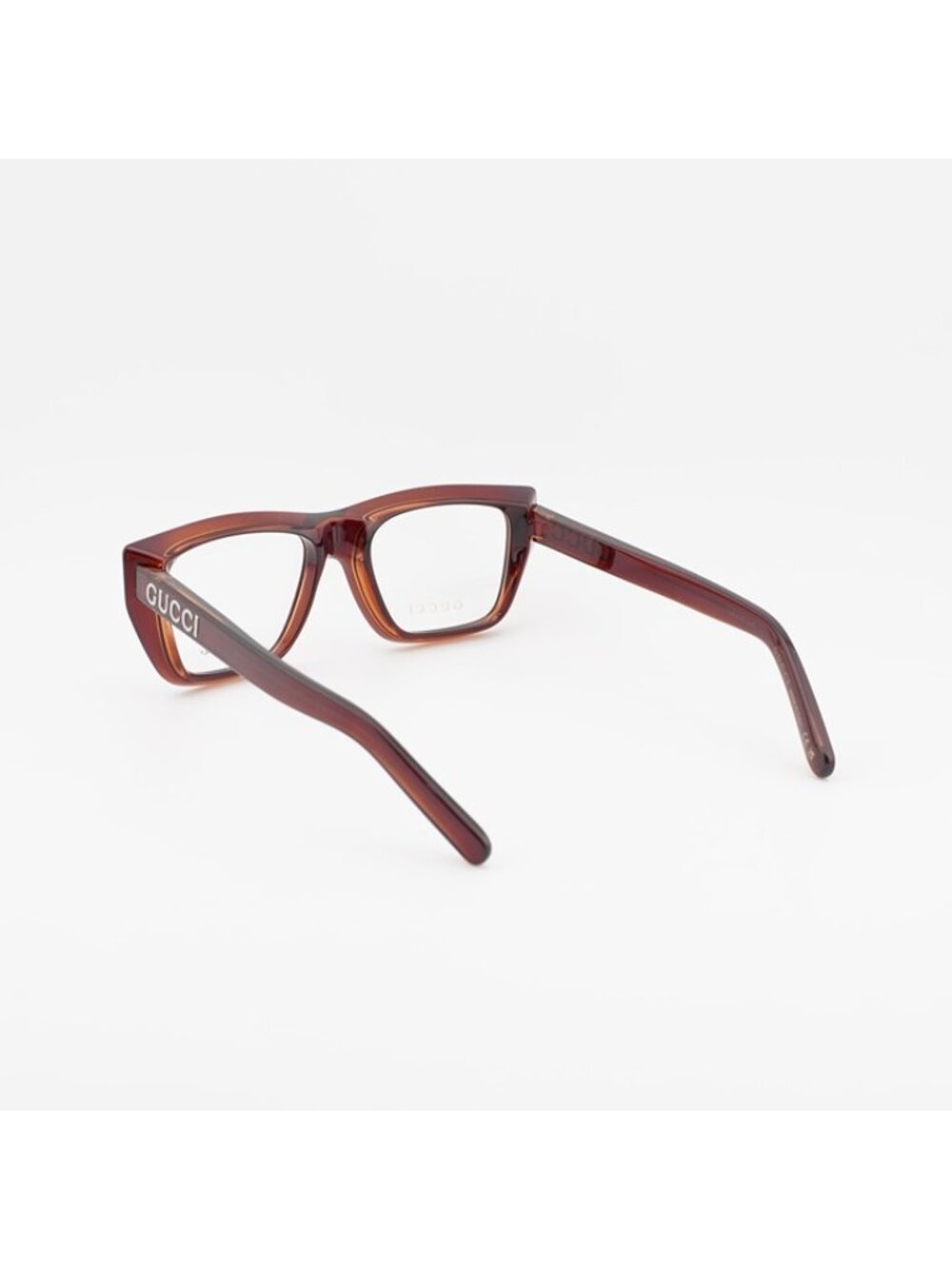 Gucci GG1724O 002 Eyeglasses Dark Havana 52mm Square Frame - Picture 9 of 10